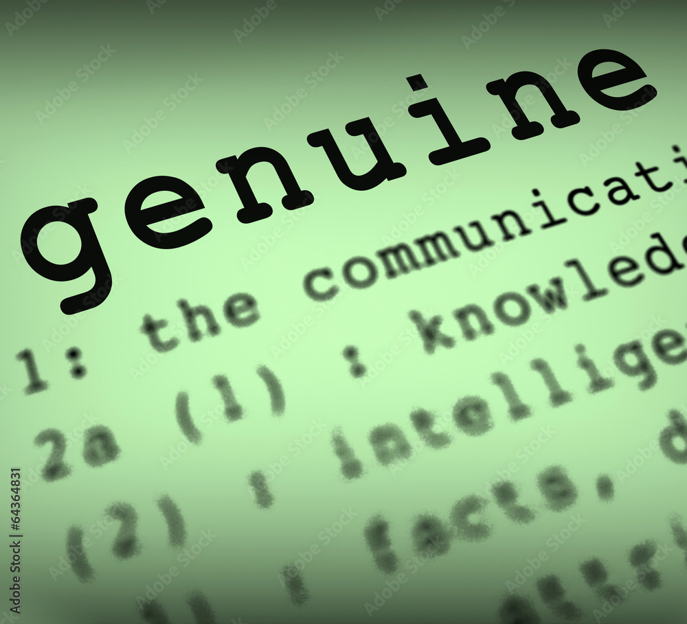 Genuine Definition Shows Certificated Stamp Or Guarantee Certifi Genuine Definition Shows Certificated Stamp Or Guarantee Certifi