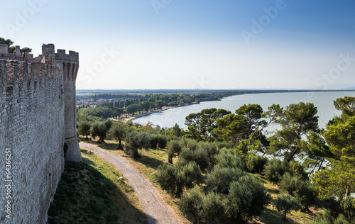 castle of Castiglione del lago, Trasimeno, Italy
