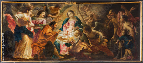 Antwerp - Nativity scene by Cornelis Schut