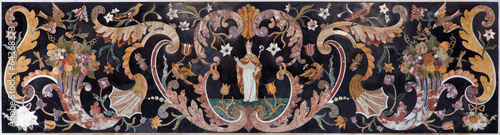 Venice - Stone mosaic in church San Francesco della Vigna. photo