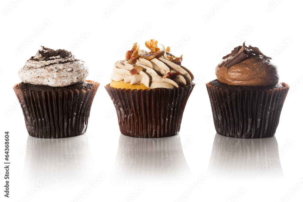 Assorted Fancy Gourmet Cupcakes with Frosting Assorted Fancy Gourmet Cupcakes with Frosting