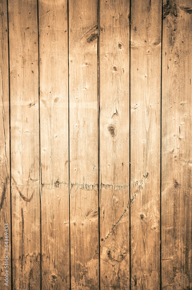 Naklejka premium Vintage Wood plank brown texture