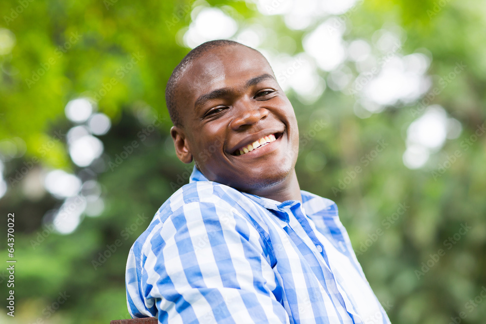 young african american man close up young african american man close up