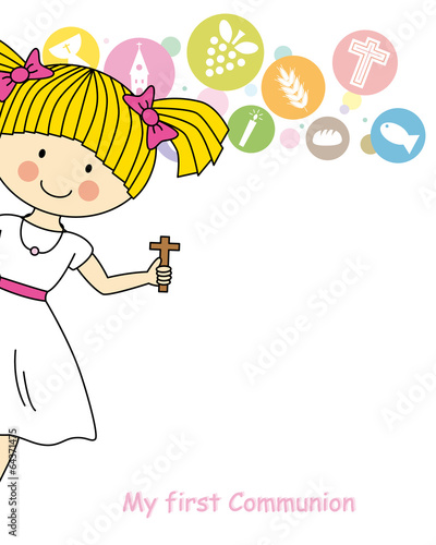 Girl First Communion