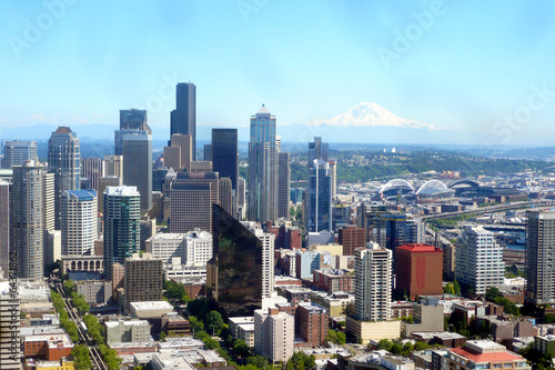 Seattle from Space Needle © timyply