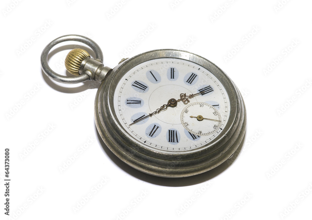alte antike Taschenuhr, Uhrwerk