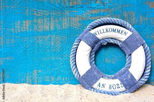 Rettungsring blau-weiß