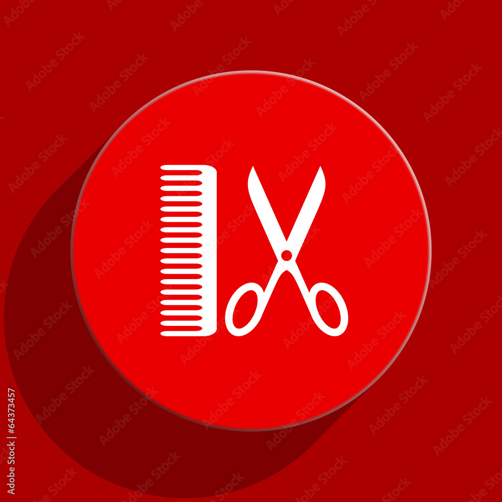 barber web flat icon barber web flat icon