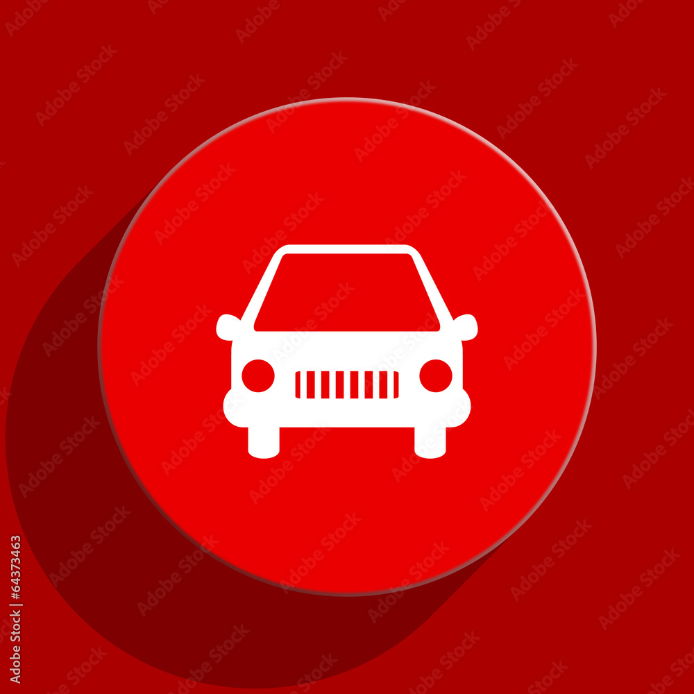 car web flat icon