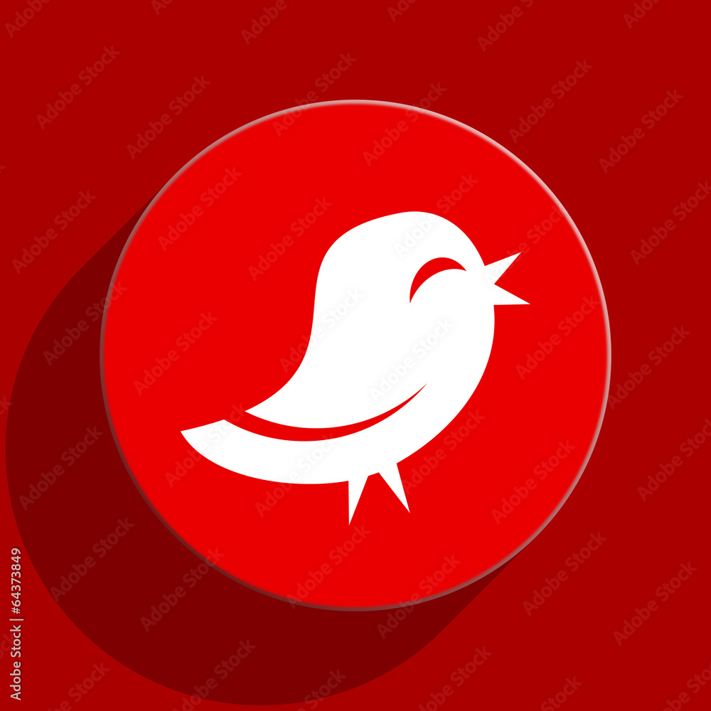 twitter web flat icon twitter web flat icon