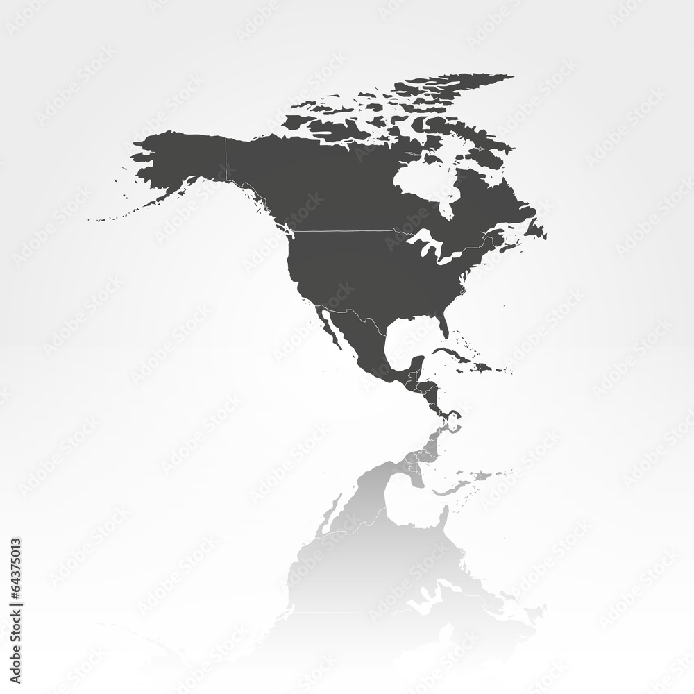North america map background vector North america map background vector