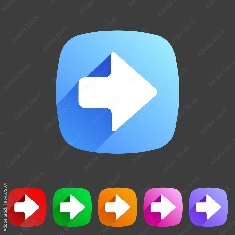 Flat icon arrow right Flat icon arrow right