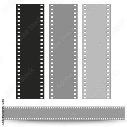 set of films pattern vector background