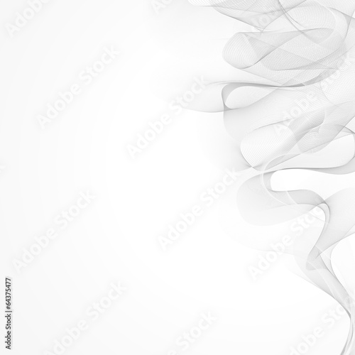 white smoke on a gray background vector