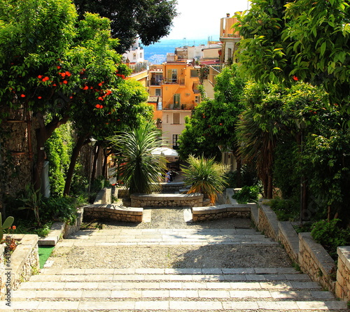 Taormina una scalinata