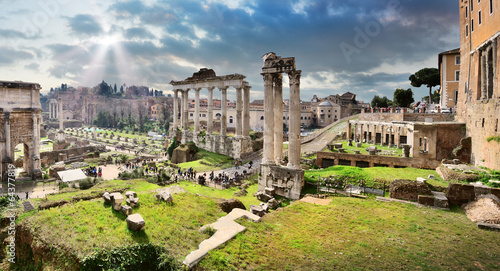 Fotografie, Obraz Roman Forum, Rome
