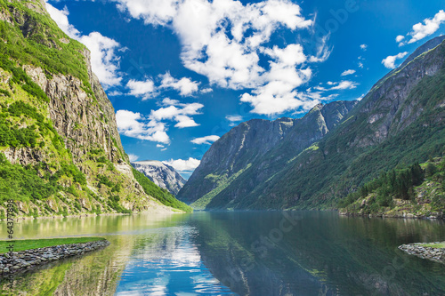 Fjord in Norway photo