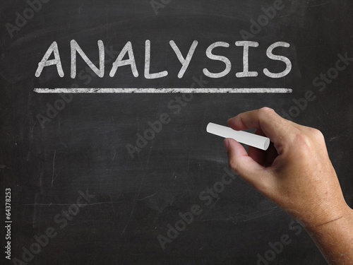 Analysis Blackboard Shows Evaluating And Interpreting Informatio