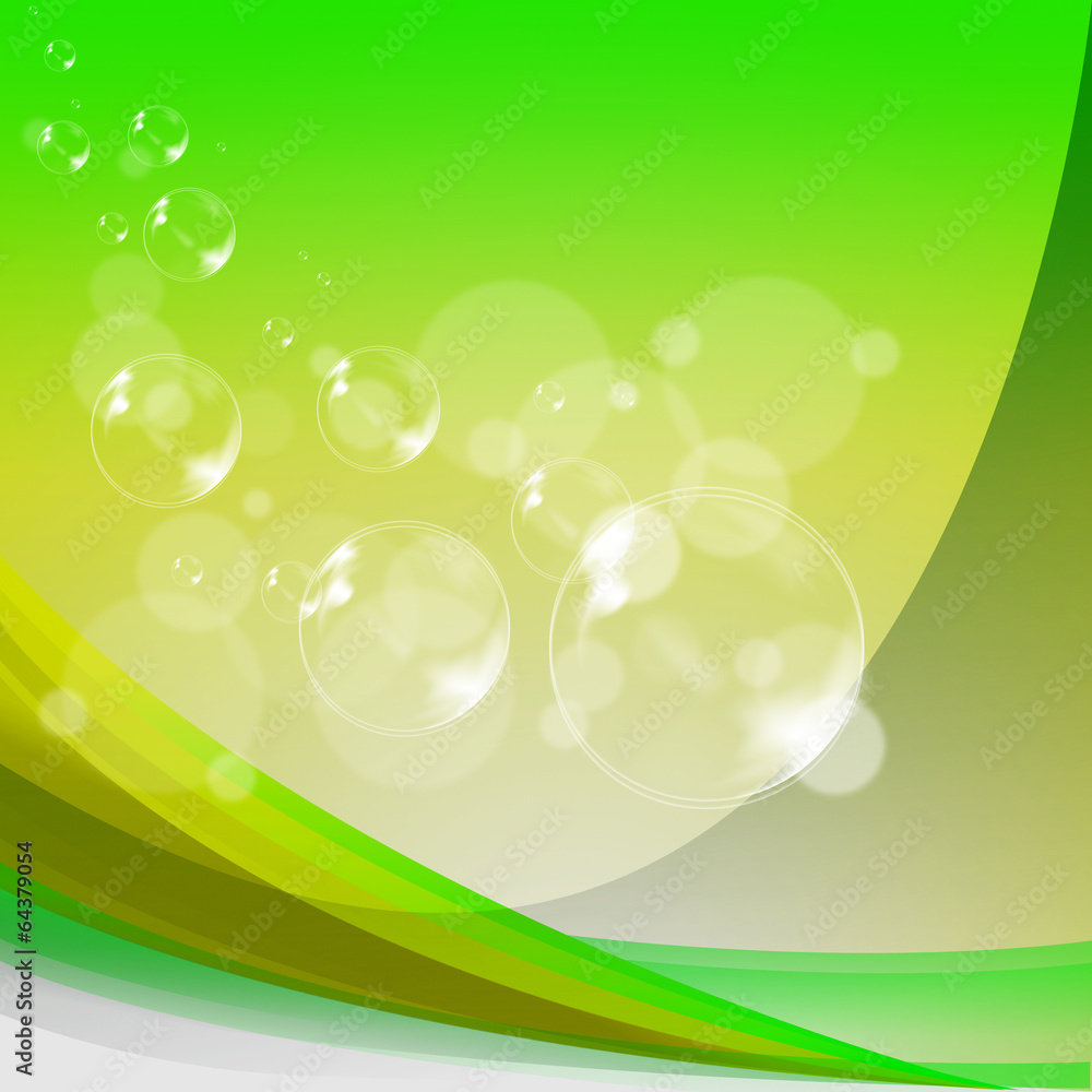 Bubbles Background Shows Translucent Spheres Or Shiny Air Balls Bubbles Background Shows Translucent Spheres Or Shiny Air Balls