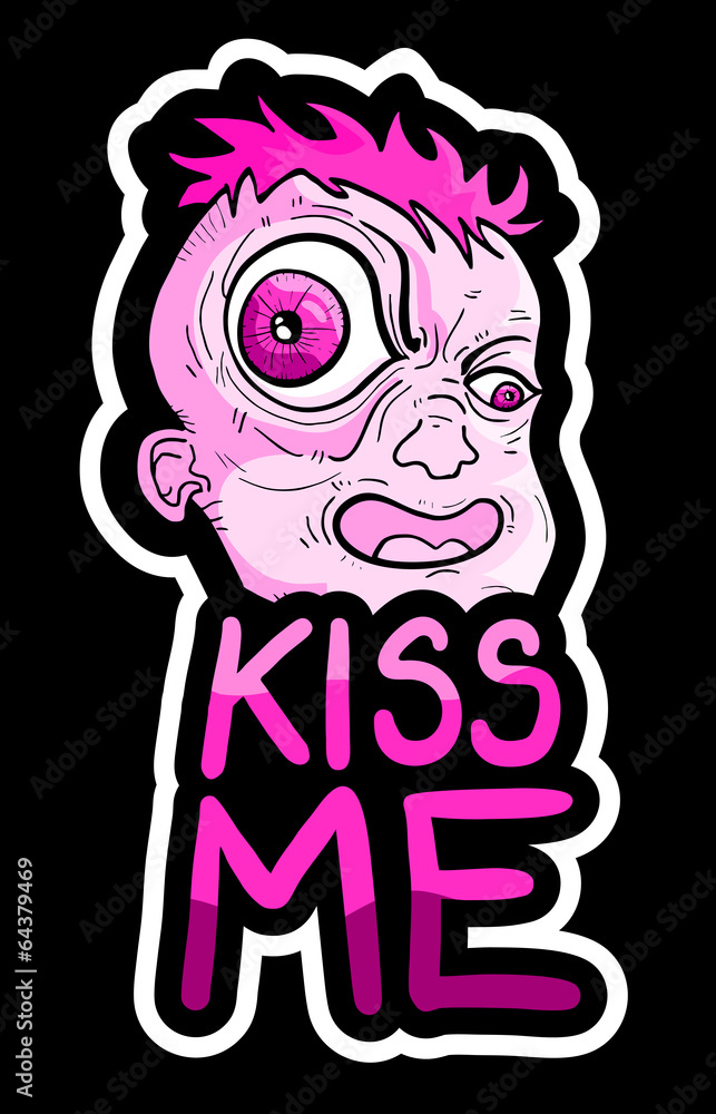 Obraz premium Kiss me