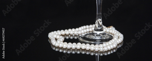 Pearls and Stemware