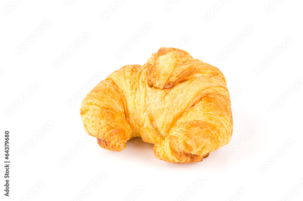 croissant isolated white background croissant isolated white background