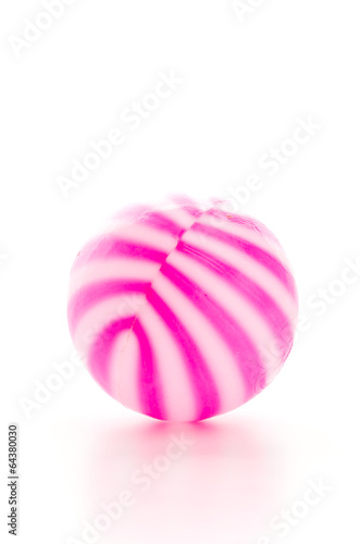 Color ball isolated white background