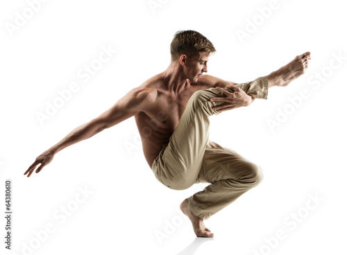 Caucasian male dancer