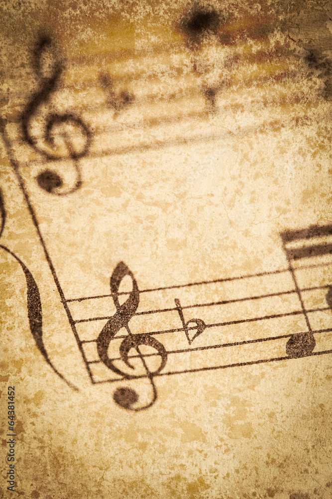Obraz premium Vintage Sheet Music