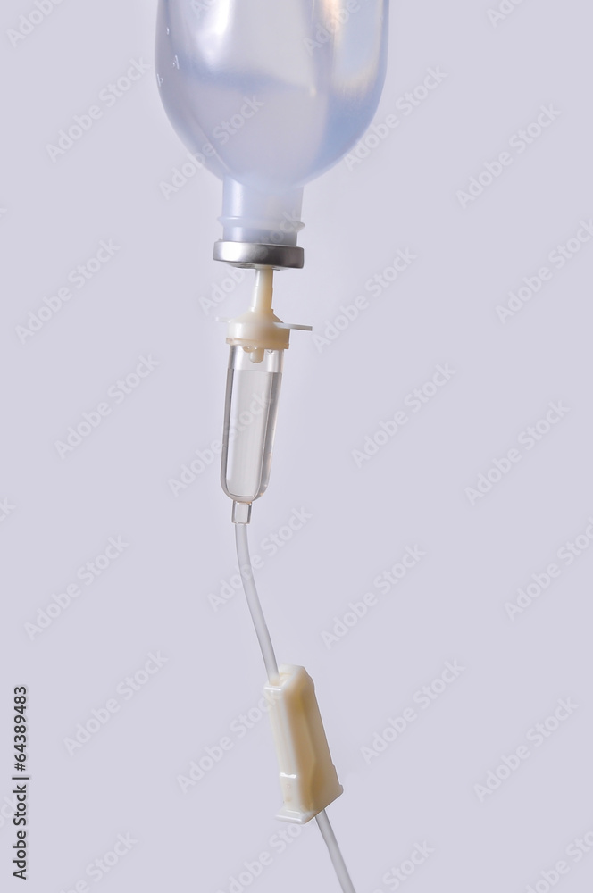IV tube and Saline IV tube and Saline