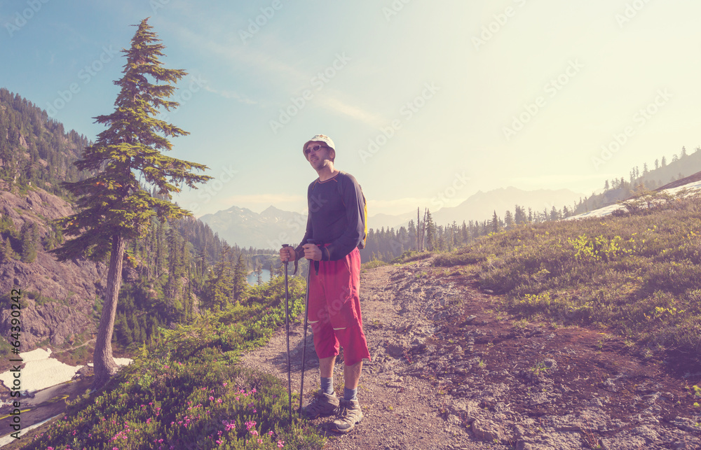 Fototapeta premium Hike in Baker Area