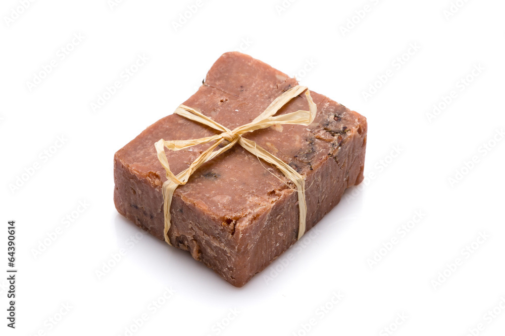 Handmade soap isolated on white background Handmade soap isolated on white background