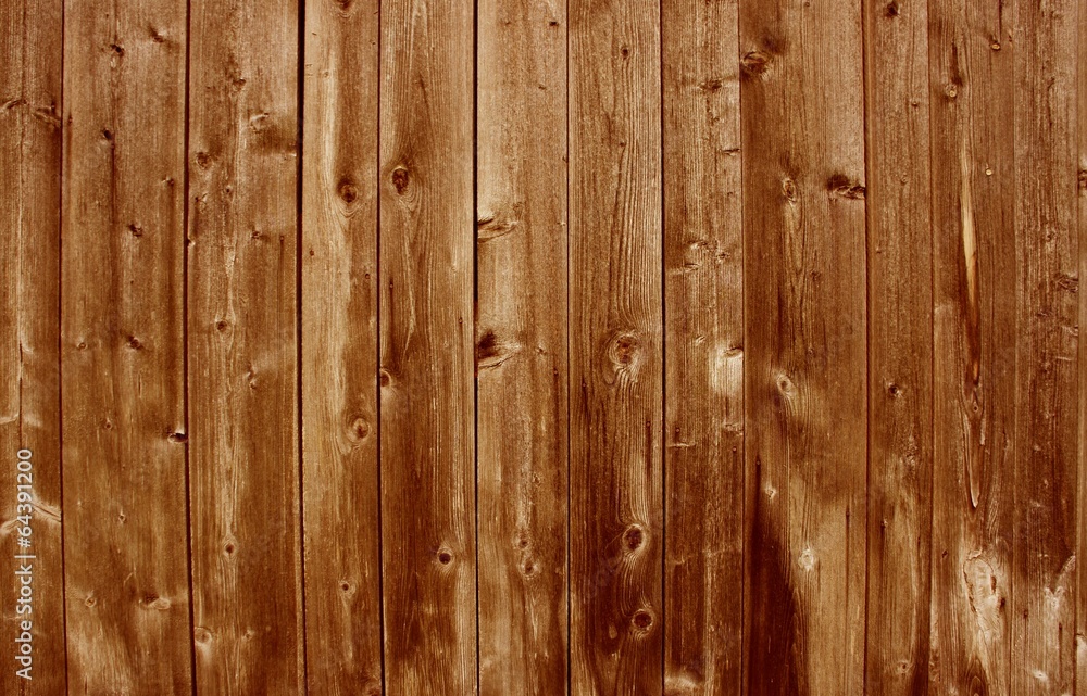 Fototapeta premium Rustikaler brauner Holzhintergrund