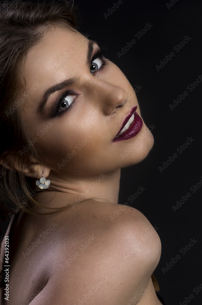 Beautiful portrait of a beautiful woman Beautiful portrait of a beautiful woman