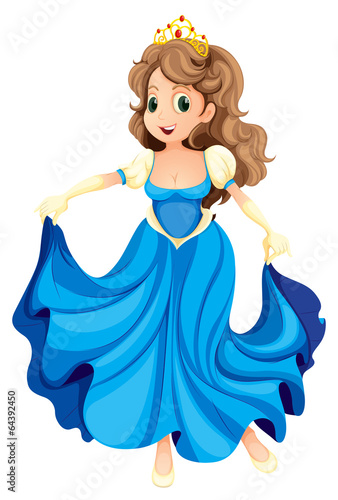 A happy young princess