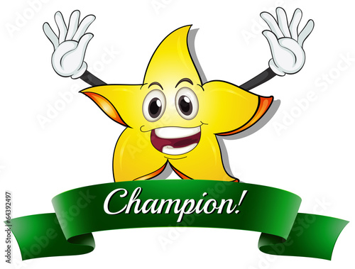 A champion star