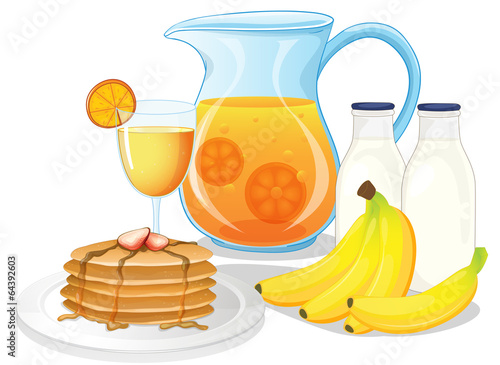 Healthy drinks and foods