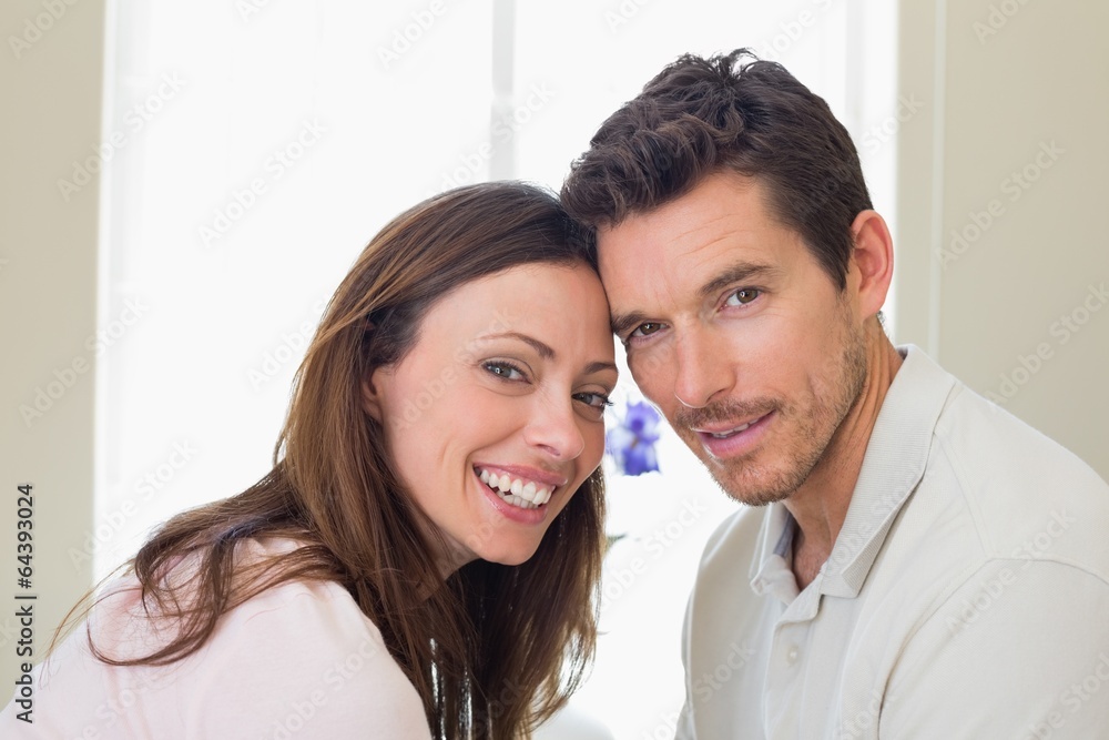 Close-up portrait of a happy couple Close-up portrait of a happy couple