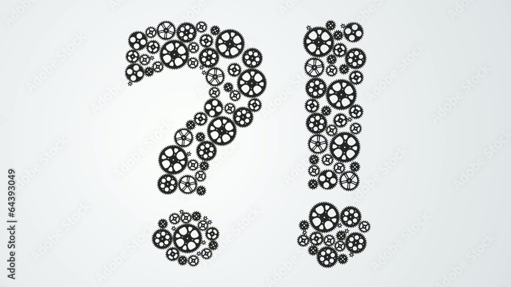 exclamation mark with question animation exclamation mark with question animation