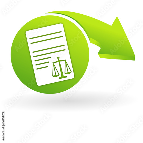 jugement sur web symbole vert