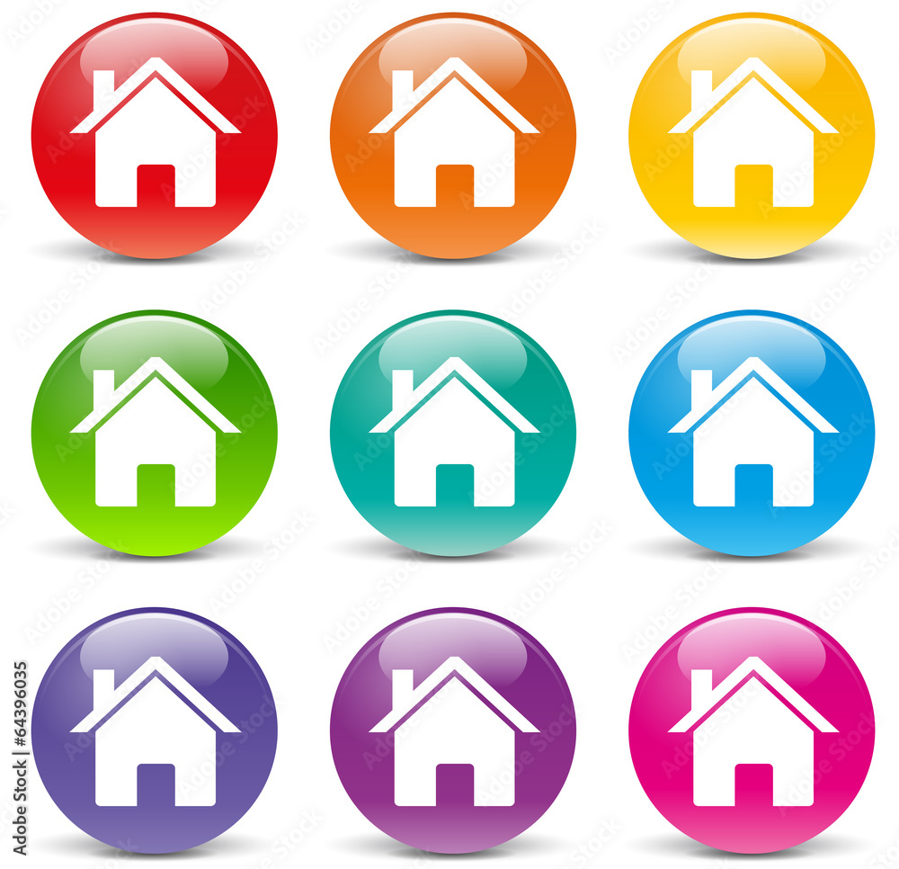 Vector home set icons Vector home set icons