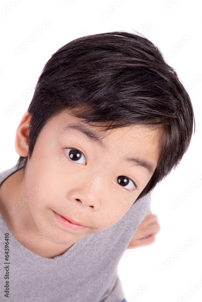 adorable young happy boy looking at camera adorable young happy boy looking at camera