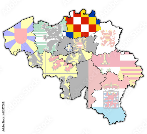 antwerp on map of belgium