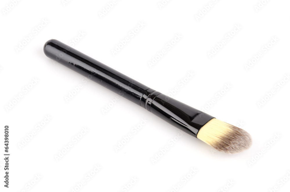 Makeup brush isolated white background Makeup brush isolated white background