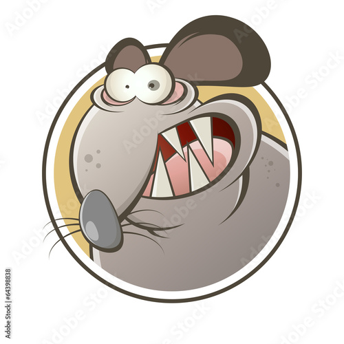 ratte cartoon lustig maus logo