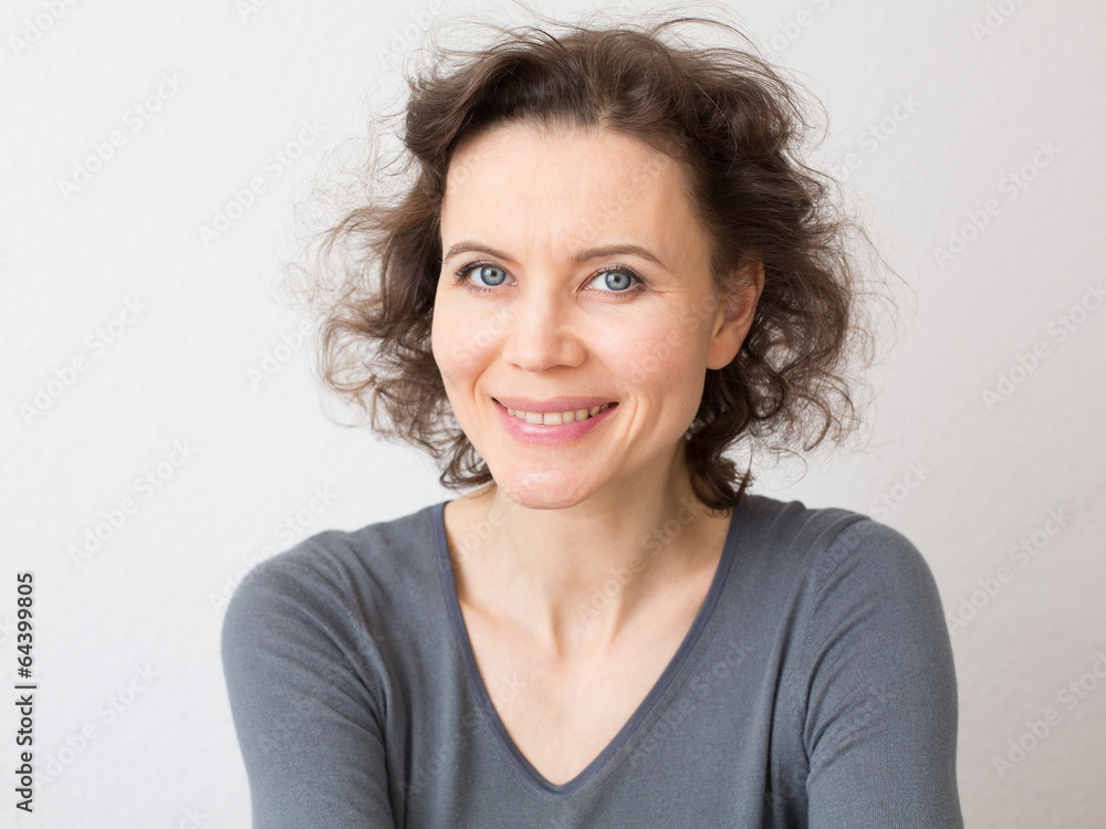 Happy woman with attractive smile Happy woman with attractive smile