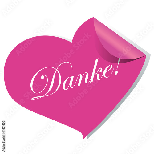 Herz,Button,Danke,Danksagung,Vektor,pink,frei