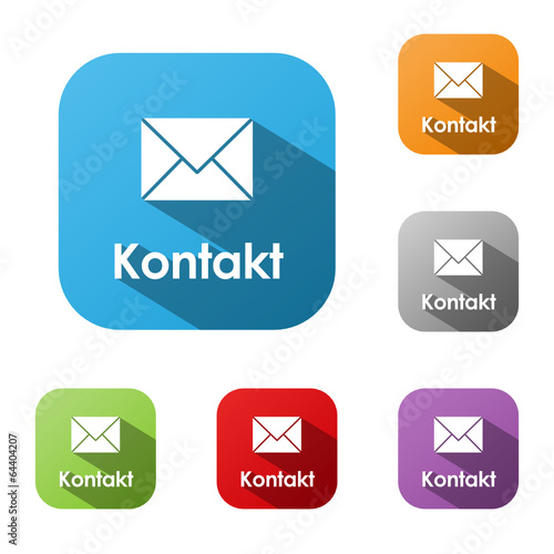 "KONTAKT" Buttons (Kundenservice Rufen Sie An Uns Hotline Daten)