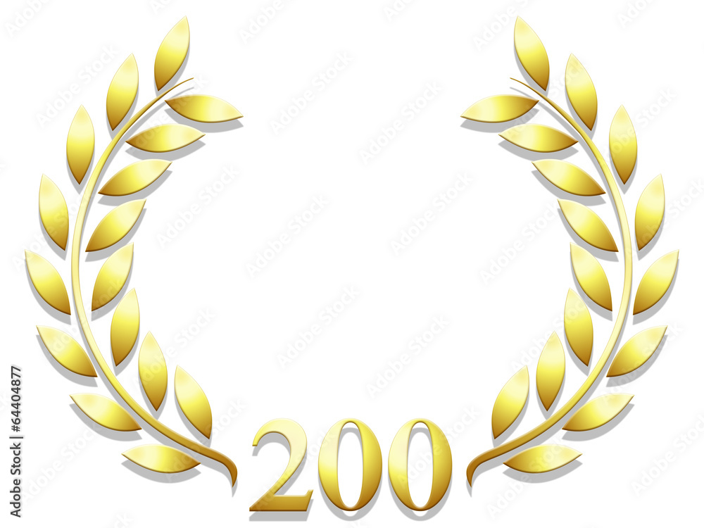 Lauriers anniversaire 200