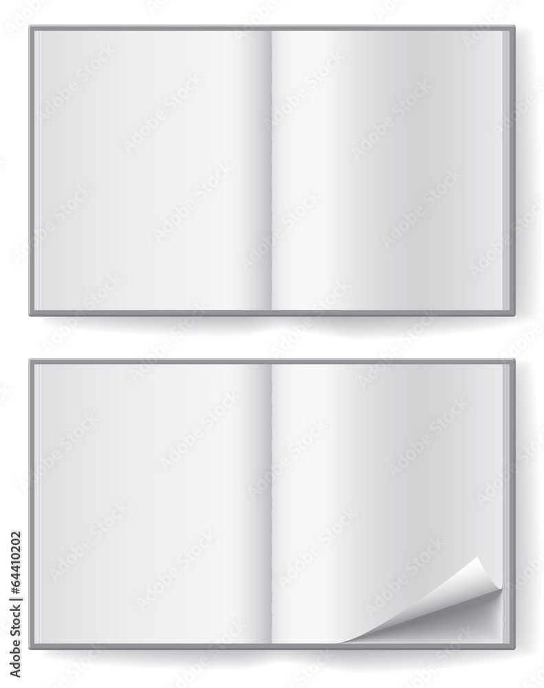 Spread page of the book. Vector Illustration Spread page of the book. Vector Illustration